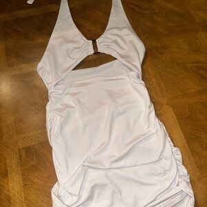 White Cutout Dress